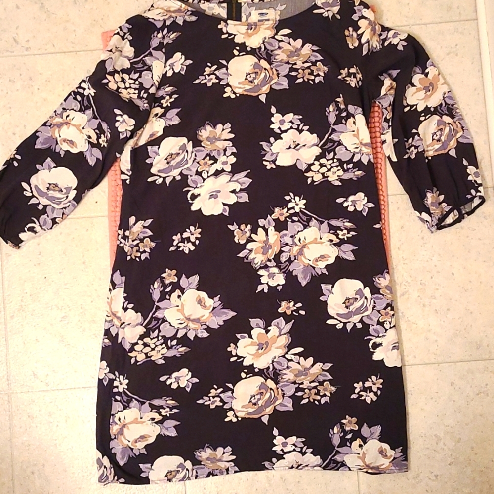 Old Navy Flowered Sheath Dress, Suze: Medium Tall (fits like medium regular)